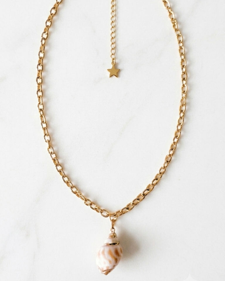 COLLAR ESPIRAL DORADA