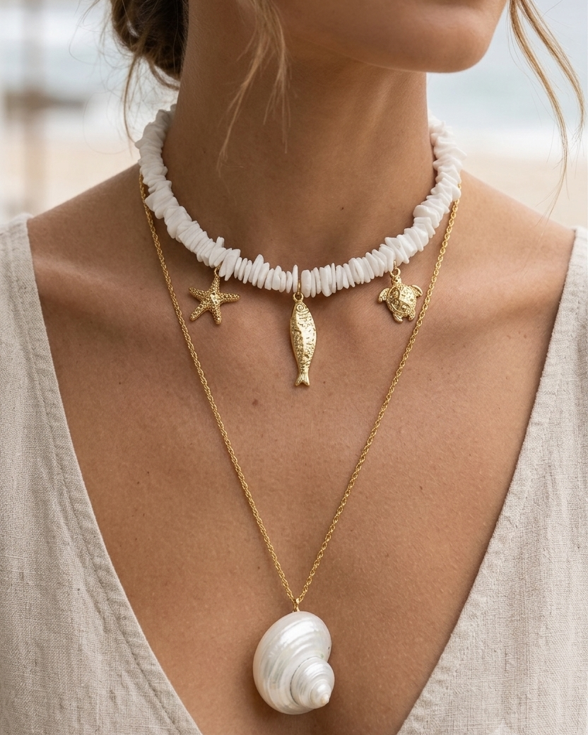 COLLAR CARACOL BOHO