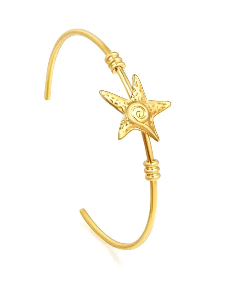 BRAZALETE DORADO 2MM ANCHO 62MM DIÁMETRO
