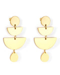 ARETES REDONDOS Y OVALADOS PEQUEÑOS - DORADO