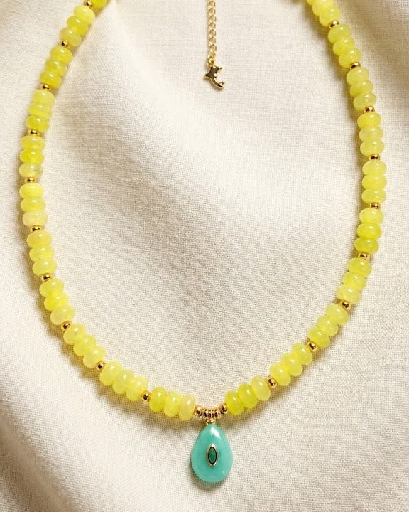 COLLAR BRISA TURQUESA