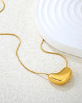 COLGANTE CORAZÓN 22MM X 15MM CON CADENA 0.9MM
